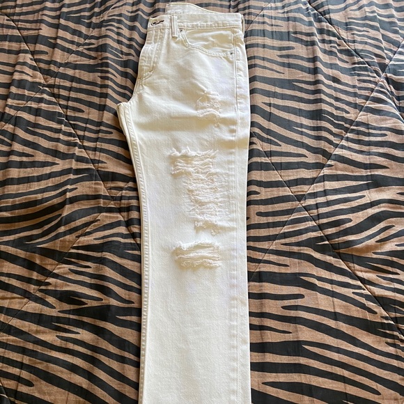 511 White Levi Slim Fit Denim Jeans